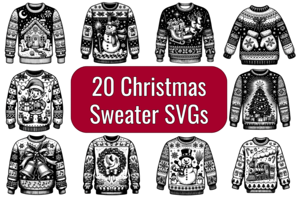 20 Christmas SVGs: Festive Illustrations