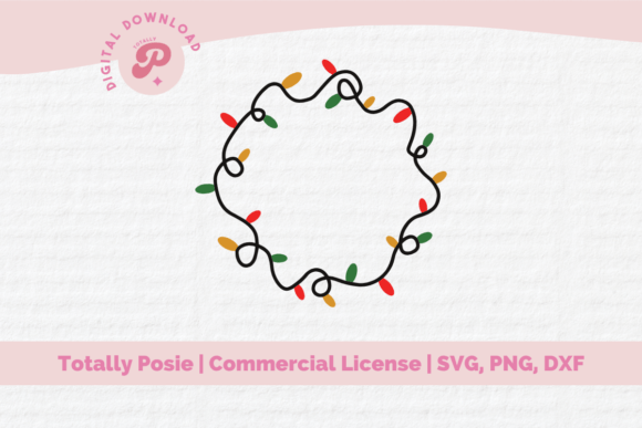 Christmas Tree Lights SVG: Festive Illustrations