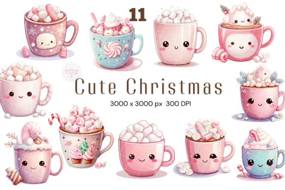 Cute Christmas Illustrations for Sellers
