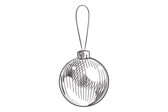 Hand Drawn Christmas Illustrations: Glass Ball Sketch Review