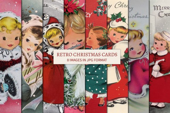Retro Christmas Cards II: Illustrations Review