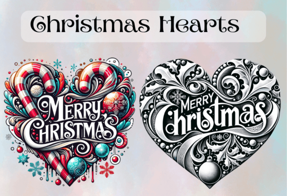 Reviewing Christmas Hearts Sublimation Png No 7 for Embroidery