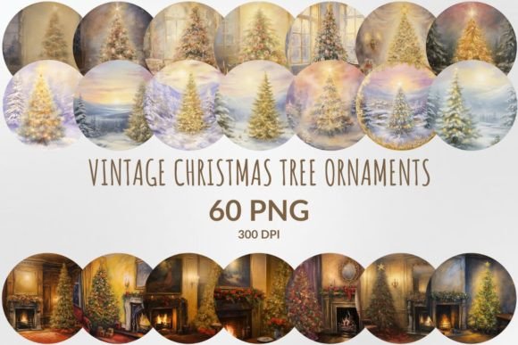 Reviewing the Vintage Christmas Tree Ornaments Bundle